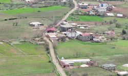 Dronu görünce kaçak hatları iptal etti