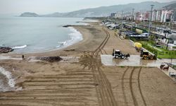 Giresun Belediyesi'nden Plajlar bölgesinde bakım onarım çalışması