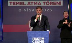 'Hanem Çeşme Kiralık Sosyal Konut Projesi' temel atma töreni... İzmir Büyükşehir Belediye Başkanı Tugay: 'Birilerini zengin etmek için değil, halkımız için çalışacağız'