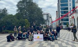 Hopa'da Doruk Madencilik işçilerine destek eylemi: 'Hak gasplarına son verin'