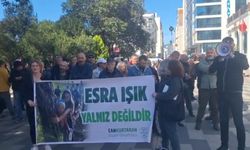 Hopalı doğa savunucularından Esra Işık'a destek yürüyüşü
