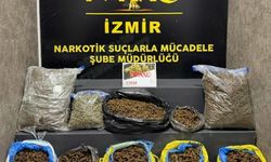 İzmir'de 16 kilo 550 gram esrar-skunk maddesi ele geçirildi