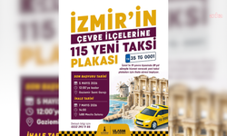 İzmir'in çevre ilçelerine 115 yeni taksi geliyor