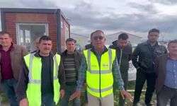 Kahramanmaraş'ta aylardır maaşlarını alamayan işçilerden protesto