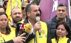 KESK ve Birleşik Kamu İş'ten Kahramanmaraş'ta okul saldırısına protesto: ''Ateş düştüğü yeri yakar' diyorlar; burada düşen ateş 86 milyonun yüreğine düşmüştür'