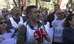 KESK'ten açlık grevindeki madencilere destek... Dönem Sözcüsü Yaşar Polat: 'Onlar kaybederse biz de kaybederiz'