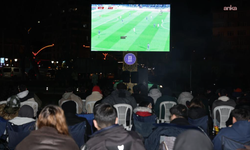 Kütahya'da milli heyecan dev ekranda yaşandı