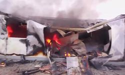 Malatya Samanköy Konteyner Kent'te yangın: Bir konteyner kullanılamaz hale geldi