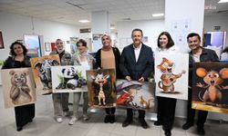 Manisa Büyükşehir Belediyesi MASMEK kursiyerlerinden hasta miniklere anlamlı 23 Nisan hediyesi