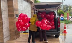 Ortahisar'ı 23 Nisan heyecanı sardı: Akvaryumda şenlik, hastanede moral ziyareti