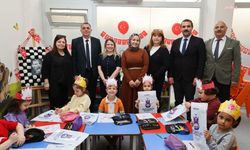 Şehzadeler Belediye Başkanı Şimşek'ten miniklere 23 Nisan ziyareti