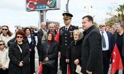 Silivri Belediye Başkanı Balcıoğlu, çelenk sunma törenine katıldı