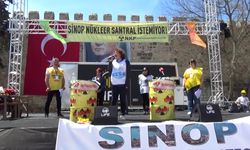 Sinop'ta 'Nükleere Hayır' eyleminde konuşan Ayfer Koçak: Ülkemizin yer altı, yer üstü kaynaklarına bir saldırı gerçekleşiyor