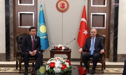 TBMM Başkanı Kurtulmuş, Kazakistan Parlamentosu Meclis Başkanı Koşanov ile görüştü