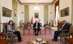 TBMM Başkanı Numan Kurtulmuş, DEM Partili Pervin Buldan ve Mithat Sancar ile bir araya geldi