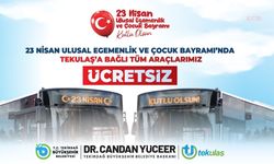 Tekirdağ'da 23 Nisan'da ulaşım ücretsiz olacak