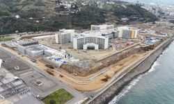 Trabzon'da Şehir Hastanesi için altyapı çalışması