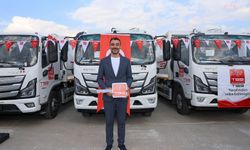 Türkiye Belediyeler Birliği'nden Manavgat Belediyesi'ne çöp kamyonu desteği