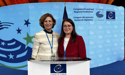 Türkiye'nin en genç il genel meclis üyesi Avrupa Konseyi Yerel Yönetimler Kongresi'nde konuştu