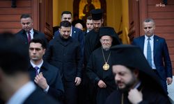Ukrayna Devlet Başkanı Zelenskiy, Fener Rum Ortodoks Patrikhanesi'ni ziyaret etti