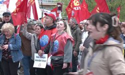 1 Mayıs Emek ve Dayanışma Günü... TKP'nin Anıtpark mitingi: Emeğimize, yaşamımıza, hayatımıza çöken arsız bir düzen bizi sömürüyor, öldürüyor