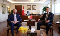 Bakan Bayraktar, Belçika Başbakan Yardımcısı Prevot ile bir araya geldi