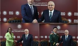 Bakan Güler'den SAHA 2026 Fuarı'nda görüşme trafiği