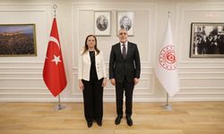Bakan Işıkhan DİSK Genel Başkanı Arzu Çerkezoğlu ile bir araya geldi