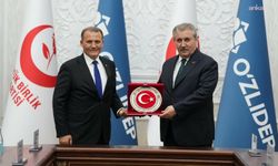 BBP Genel Başkanı Destici, Özbekistan Liberal Demokrat Partisi Genel Başkanı Haitov ile bir araya geldi
