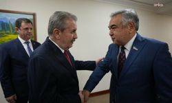 BBP Genel Başkanı Destici, Özbekistan'da Senato Komitesi Başkanı Azamhocayev ile görüştü