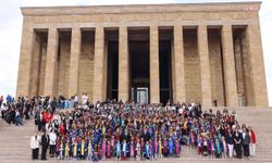 Çankayalı minikler Anıtkabir'i ziyaret etti