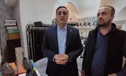 CHP 81 ilde sahaya indi: CHP Şanlıurfa İl Başkanlığı yöneticileri, Haşimiye Çarşısı'nda esnafı ziyaret etti