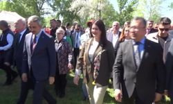 Edirne'de Sarayiçi'nde 'Kakava Ateşi' yandı