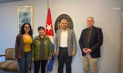 EMEP Genel Başkanı Aslan'ndan Küba Büyükelçiliği'ne ziyaret: 'ABD'nin politikalarına karşı bir gedik açmak mümkün'