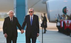Erdoğan, Cezayir Cumhurbaşkanı Tebbun'u Esenboğa'da karşıladı