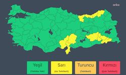 İçişleri Bakanlığı'ndan bazı iller için 'sarı' kodlu meteorolojik uyarı