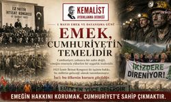 Kemalist Aydınlanma Derneği'nden 1 Mayıs mesajı: 'Emeğin hakkını korumak Cumhuriyet'e sahip çıkmaktır'