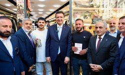 Mahmut Arıkan Mahmutpaşa esnafını ziyaret etti: Üreteni, çalışanı ve esnafı ayakta tutmayan hiçbir ekonomi güçlü kalamaz
