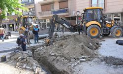 Manisa Saruhanlı'daki altyapı çalışmalarının yarısı tamamlandı