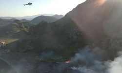 Marmaris'te makilik alanda çıkan yangın kontrol altına alındı