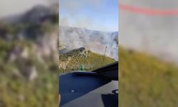 Marmaris'te otluk ve makilik alanda yangın