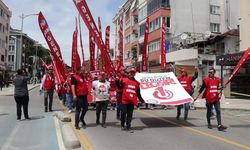 Muğla'da 1 Mayıs Emek ve Dayanışma Günü kutlaması: Ülkemiz sadece ekonomik bir krizle değil, derin bir hukuksuzlukla da karşı karşıya