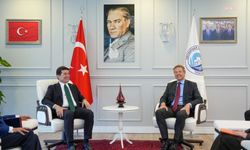 Ortahisar Belediye Başkanı Kaya, Hollanda Ankara Büyükelçisi Wijnands'ı ağırladı