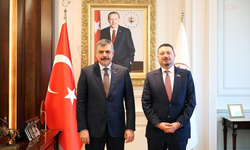 Suudi Arabistan Krallığı'nın Büyükelçisi, İçişleri Bakanı Çiftçi'ye ziyaret etti