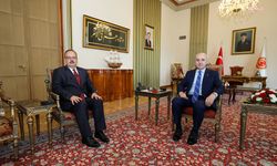 TBMM Başkanı Kurtulmuş, Ankara Valisi Yakup Canbolat ile bir araya geldi