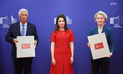 Türkiye'nin AB Daimi Temsilcisi Balkan, Costa ve von der Leyen'e güven mektubunu sundu