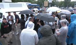 Anayasa Mahkemesi'nin süresiz nafaka kararına karşı düzenlenen protestoda arbede