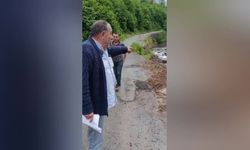 Artvin'de doğal kayalar kırılarak dere ıslah çalışması yapılmasına tepki