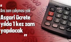 Asgari ücrette ara zam çalışması yok, yılda 1 kez zam yapılacak