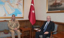 Bakan Güler, Irak'ın Ankara Askeri Ataşesi Tümgeneral Khalil'i kabul etti
